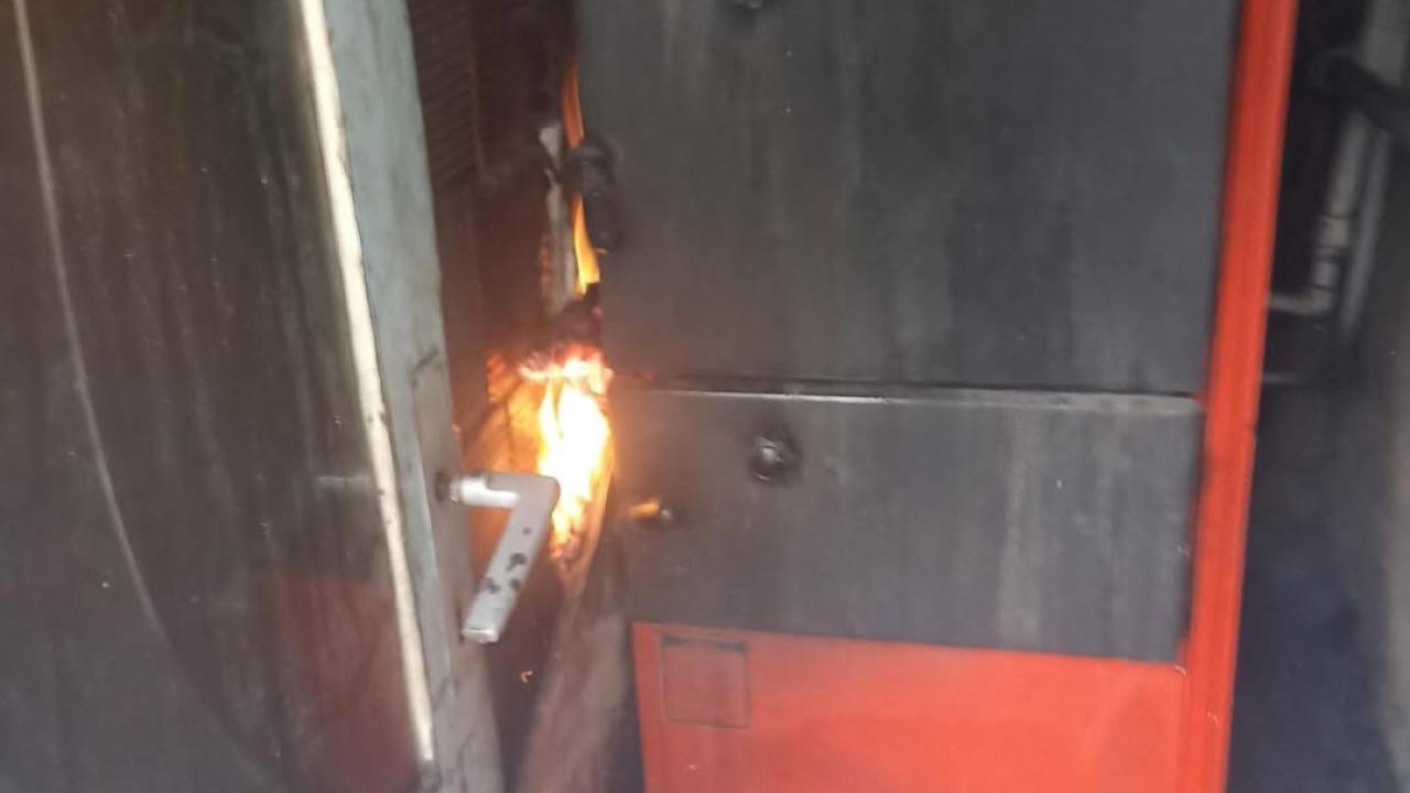 Sinop'ta baca yangını ekipleri harekete geçirdi