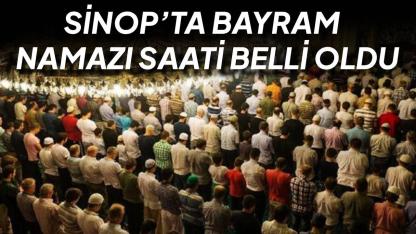 Sinop'ta bayram namazı saati netleşti