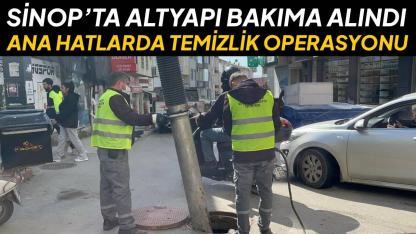 Sinop’ta bayram öncesi altyapı seferberliği