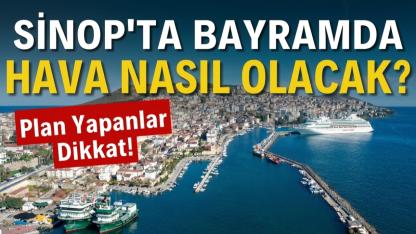 Sinop'ta bayramda hava nasıl olacak?