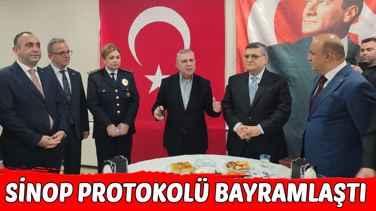 Sinop'ta bayramlaşma programı düzenlendi