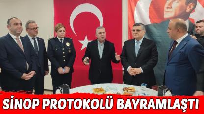 Sinop'ta bayramlaşma programı düzenlendi