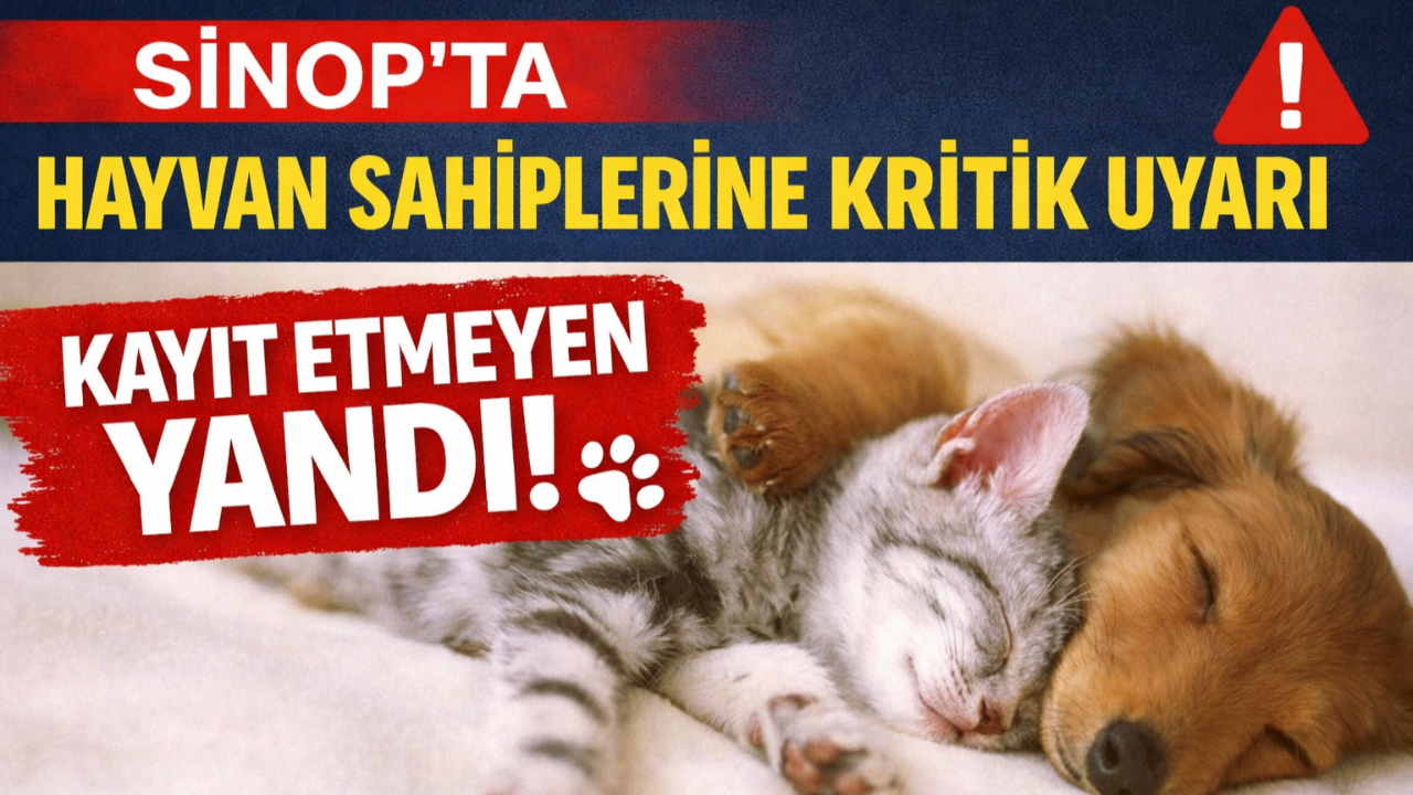Sinop'ta evcil hayvanlar için 'çip ve aşı' çağrısı