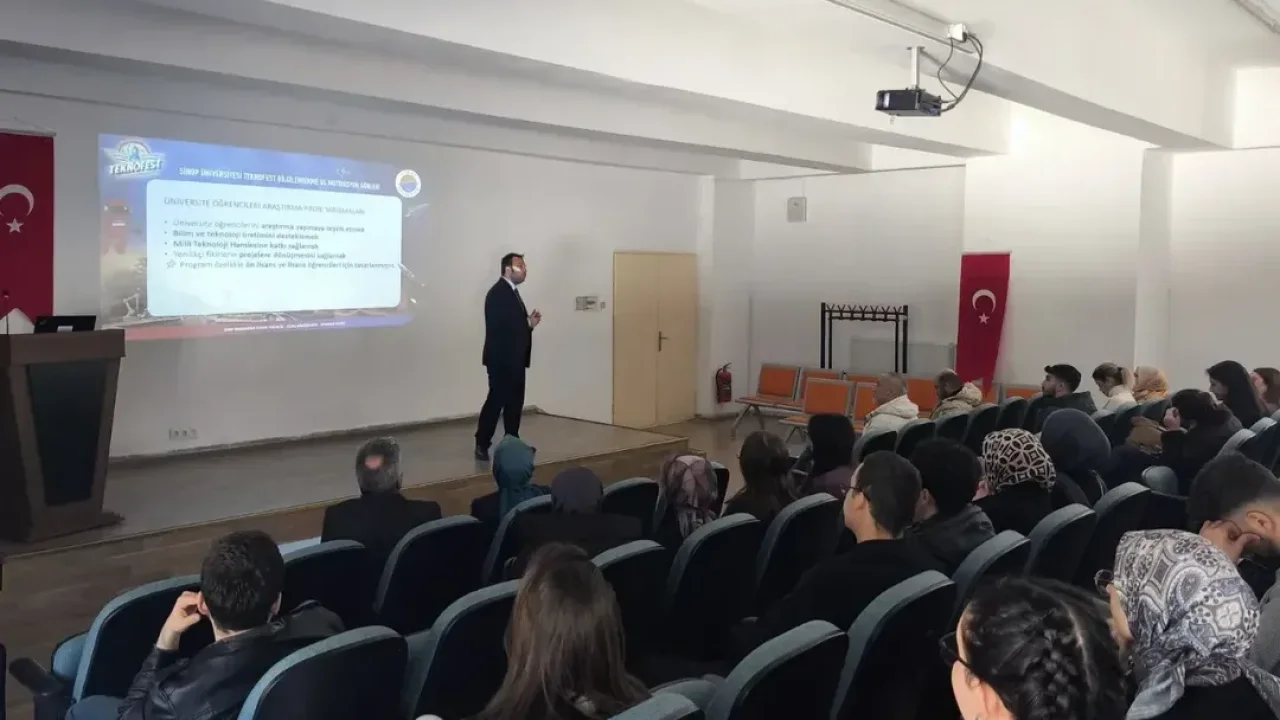 Sinop’ta gençlere TEKNOFEST motivasyonu