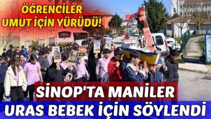 Sinop’ta helesa etkinliği Uras bebeğe umut oldu