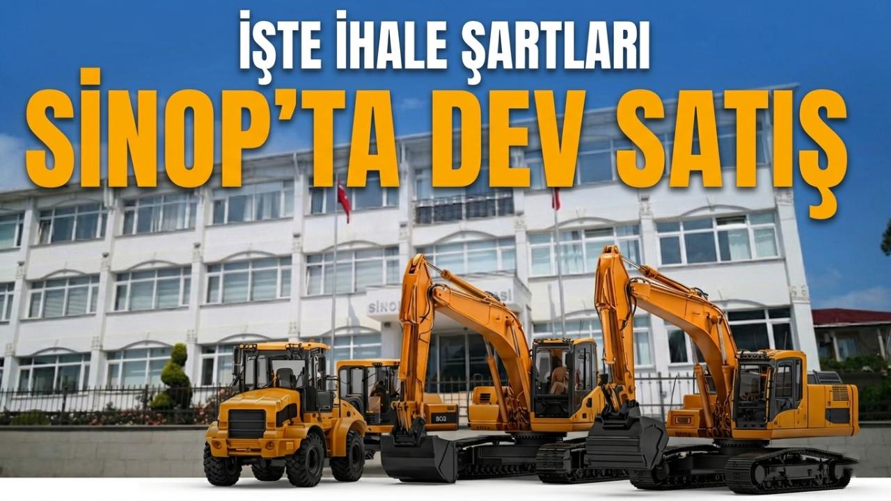Sinop’ta kamu araçları satışa çıkıyor