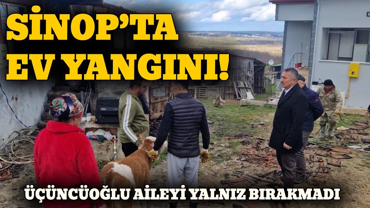 Sinop’ta korkutan yangın