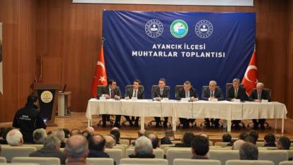 Sinop’ta muhtarlar toplantısı yapıldı