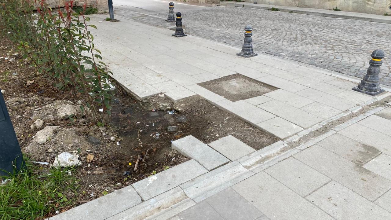 Sinop’ta patlayan boru gündem oldu