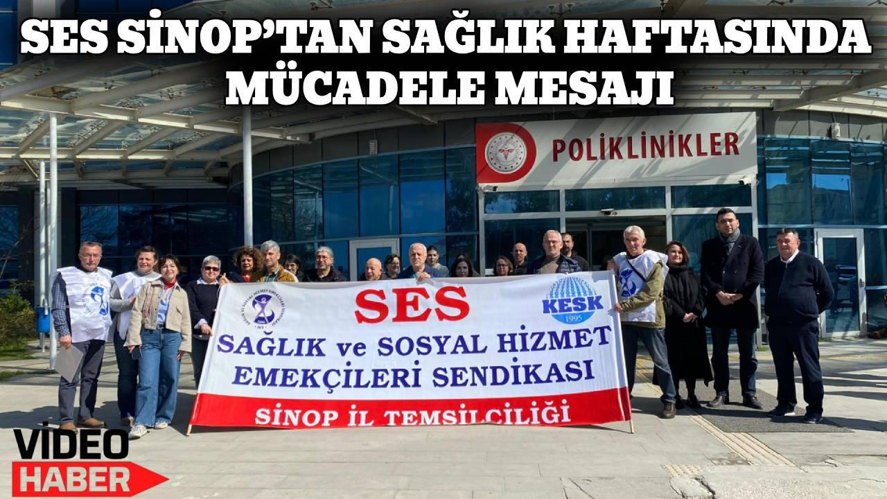 Sinop’ta sağlık emekçilerinden talep ve çağrı