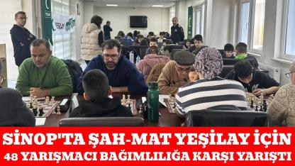 Sinop'ta Satranç Turnuvası düzenlendi