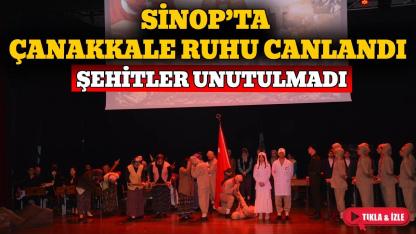Sinop’ta şehitler anıldı, Çanakkale Zaferi hatırlandı