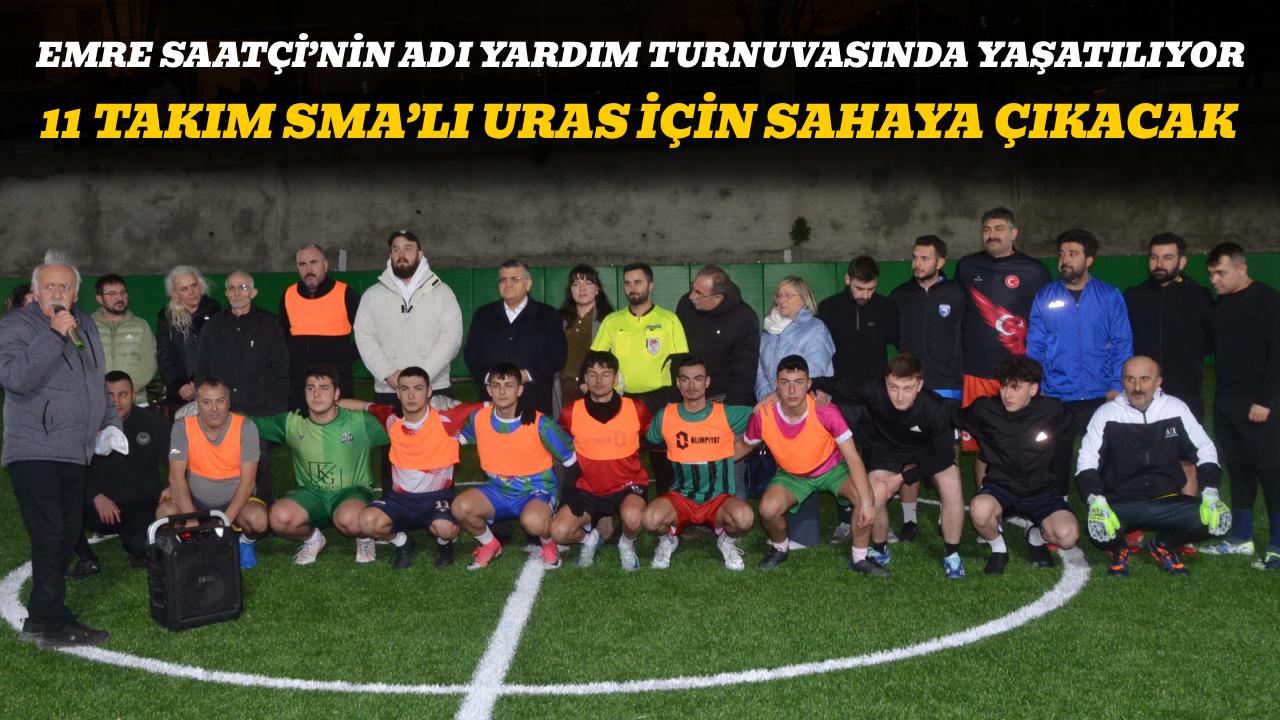 Sinop’ta SMA hastası Uras için anlamlı turnuva başladı