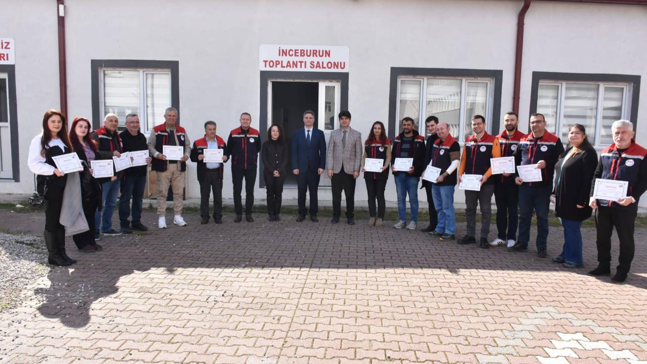 Sinop’ta Tarım Sayımı ekibi ödüllendirildi