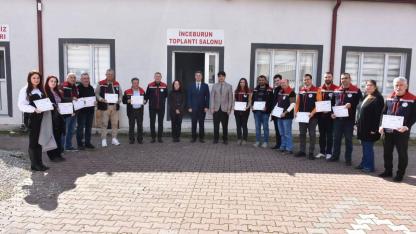 Sinop’ta Tarım Sayımı ekibi ödüllendirildi