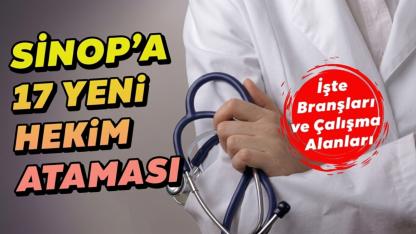 Sinop'un sağlık kadrosu güçleniyor