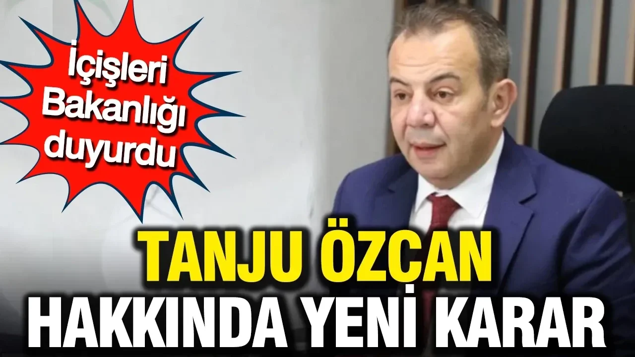 Tutuklanan Bolu Belediye Başkanı Özcan, görevinden uzaklaştırıldı