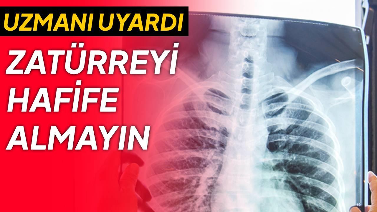 Uzmanından uyarı: "Zatürre yüksek ölüm oranı olan bir hastalık"