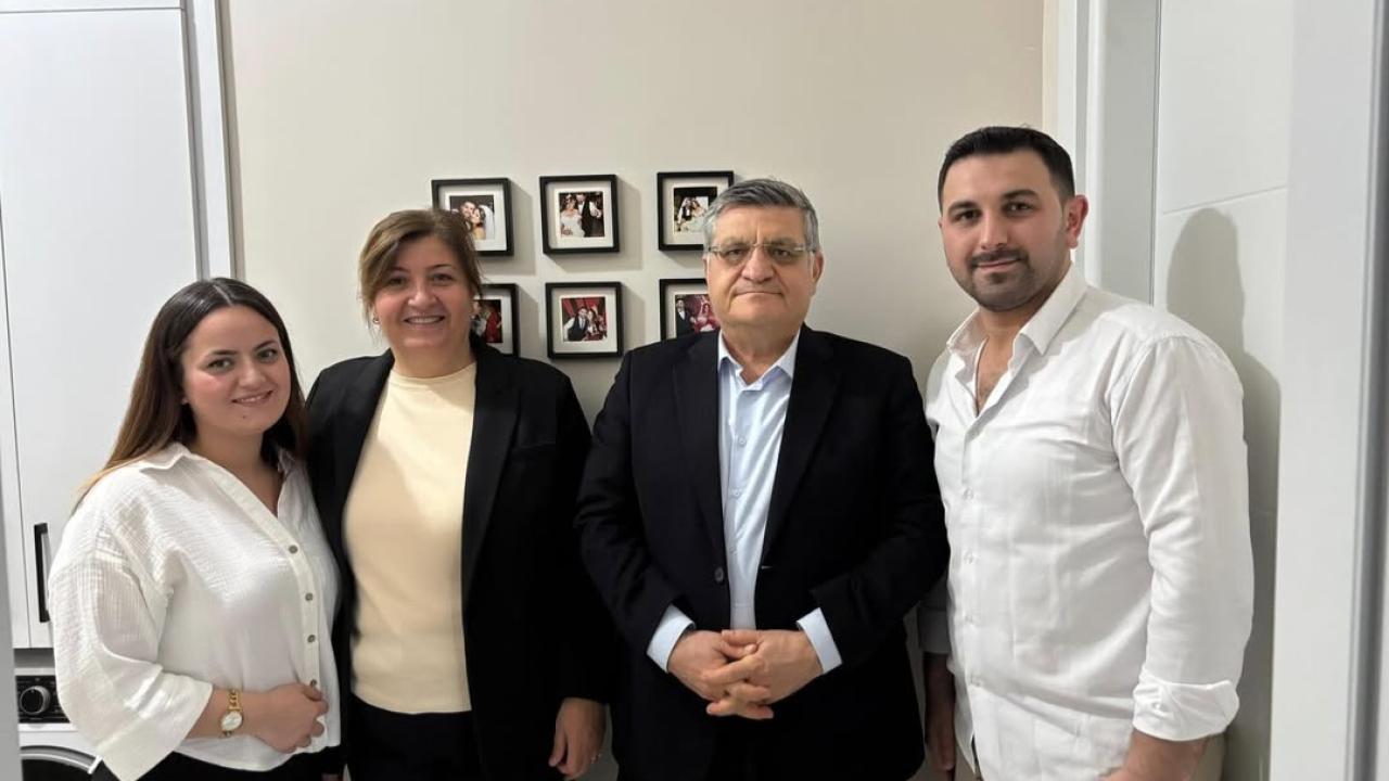 Vali Özarslan’dan genç çifte Ramazan ziyareti