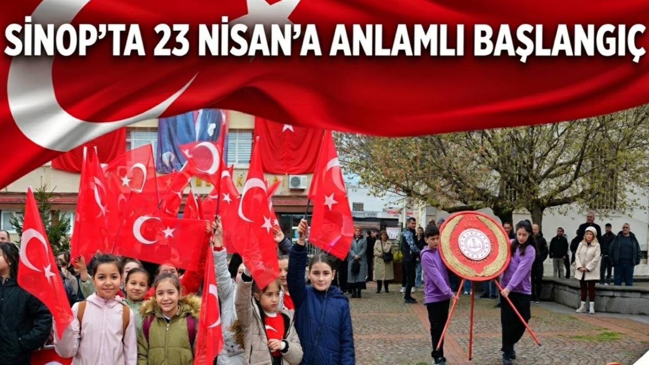 23 Nisan kutlamaları Sinop’ta törenle başladı