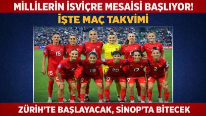 A Milli Kadın Takımı’nın İsviçre programı netleşti