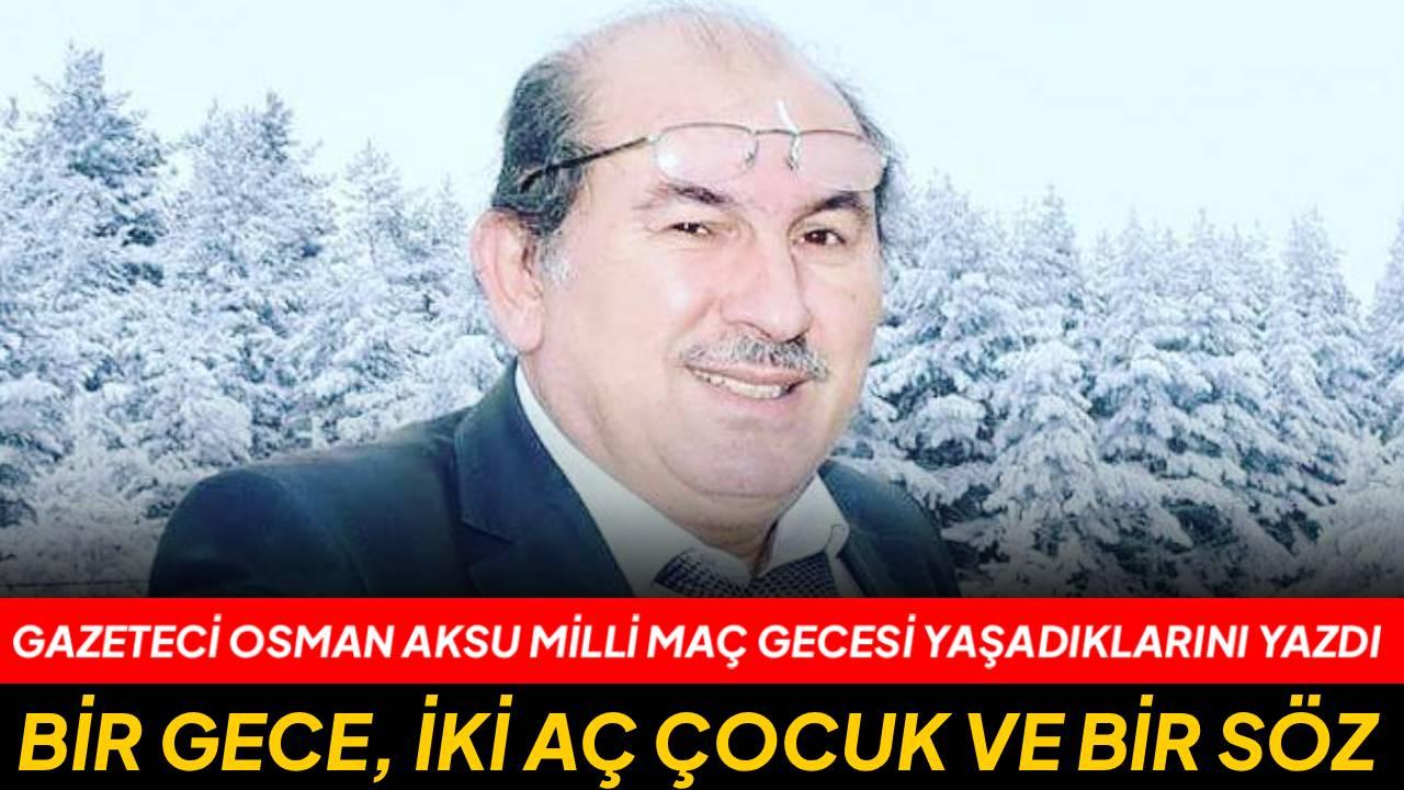 Bir gece, iki aç çocuk ve bir söz