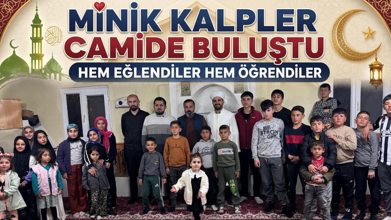 Boyabat'ta camiler çocuk sesleriyle şenlendi