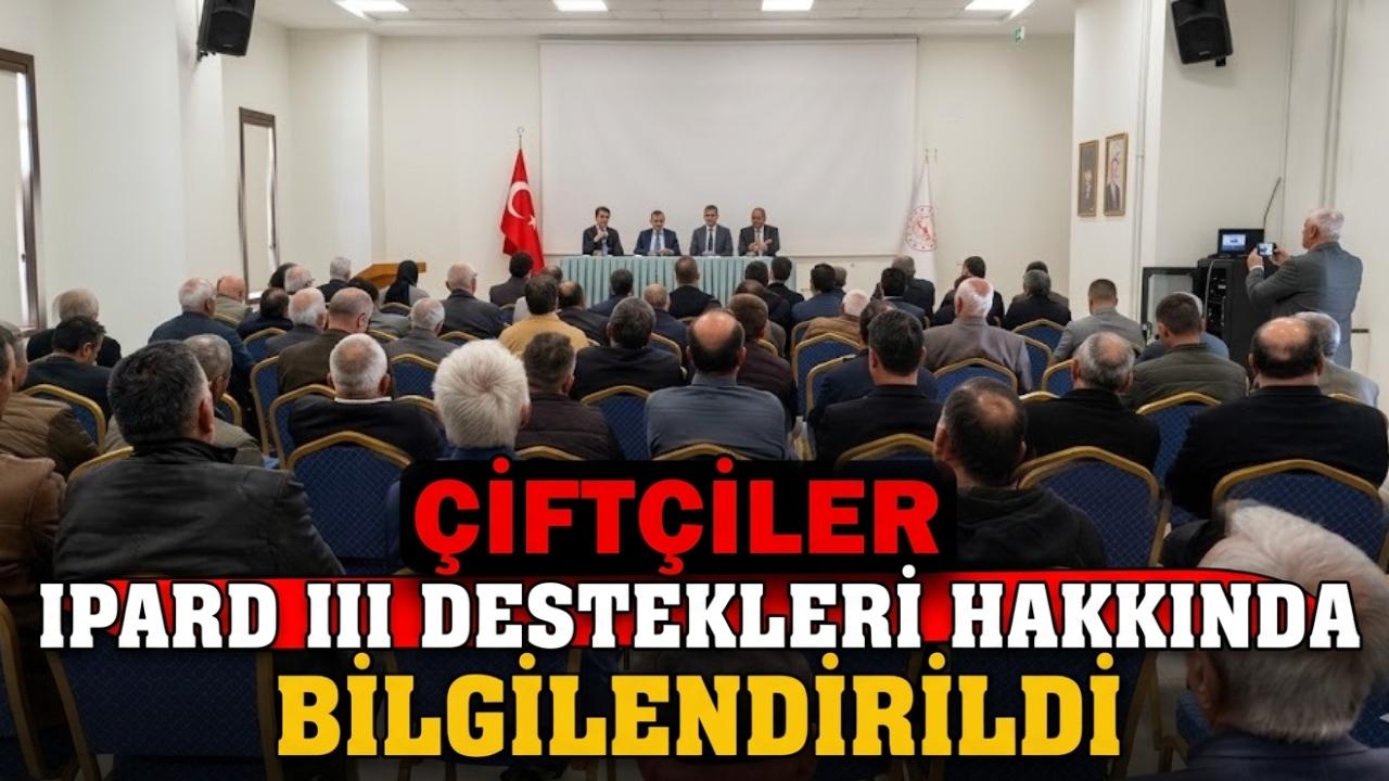 Boyabat'ta çiftçilere IPARD III hibe destek tanıtımı