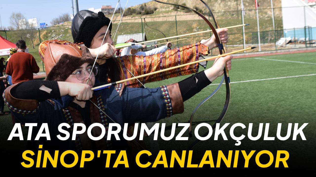Boyabat'ta Geleneksel Okçuluk Sinop İl Birinciliği müsabakaları yapıldı