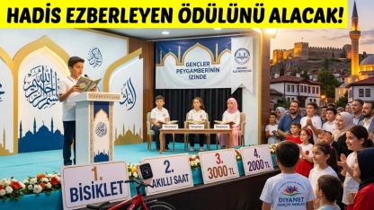 Boyabat'ta gençlere yönelik 40 Hadis ezberleme yarışması