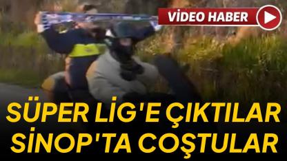 Dadaşlar Sinop’u salladı: Karakum’da Süper Lig konvoyu