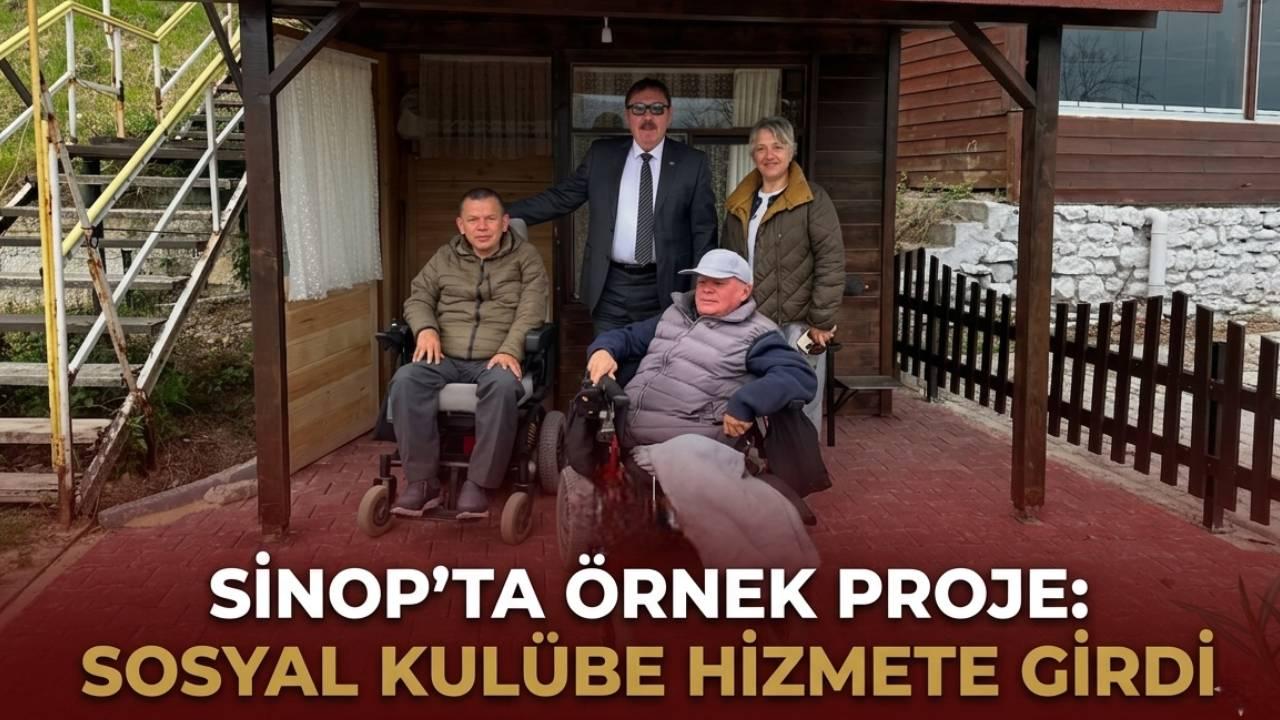 Engelli vatandaşlar için özel kulübe hizmete açıldı