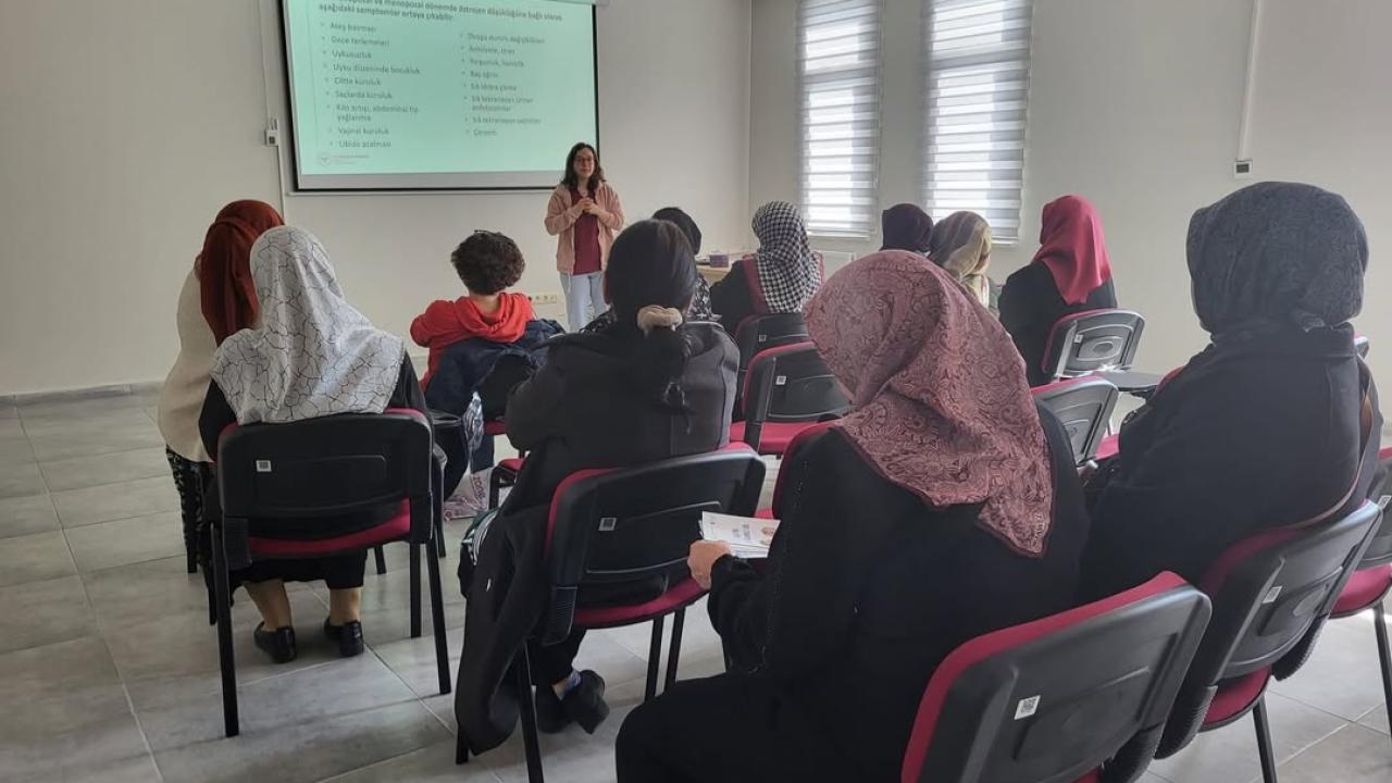 Erfelek'te kadınlara menopoz ve sağlıklı yaşam eğitimi