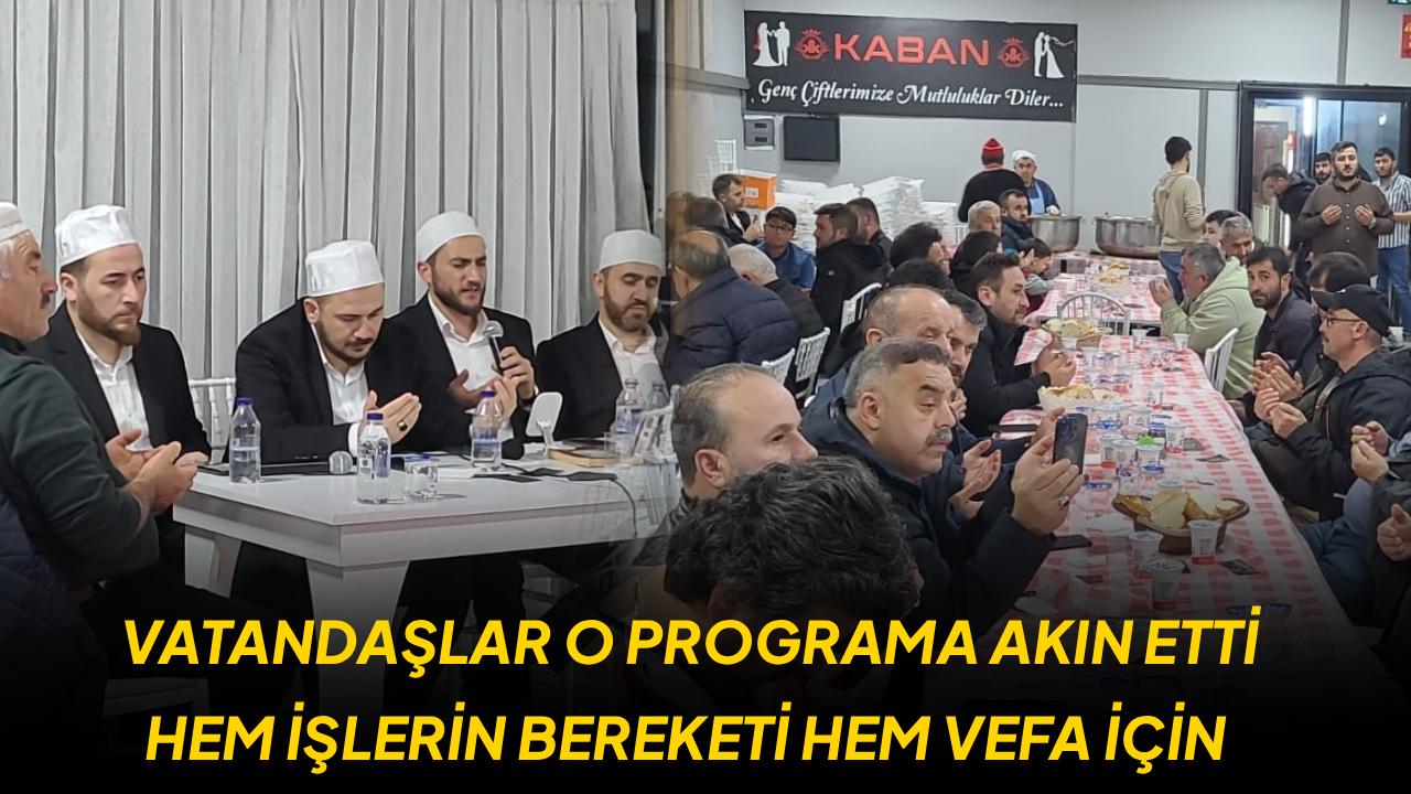 Gerze’de dualar tek yürek oldu: İş dünyasından anlamlı vefa