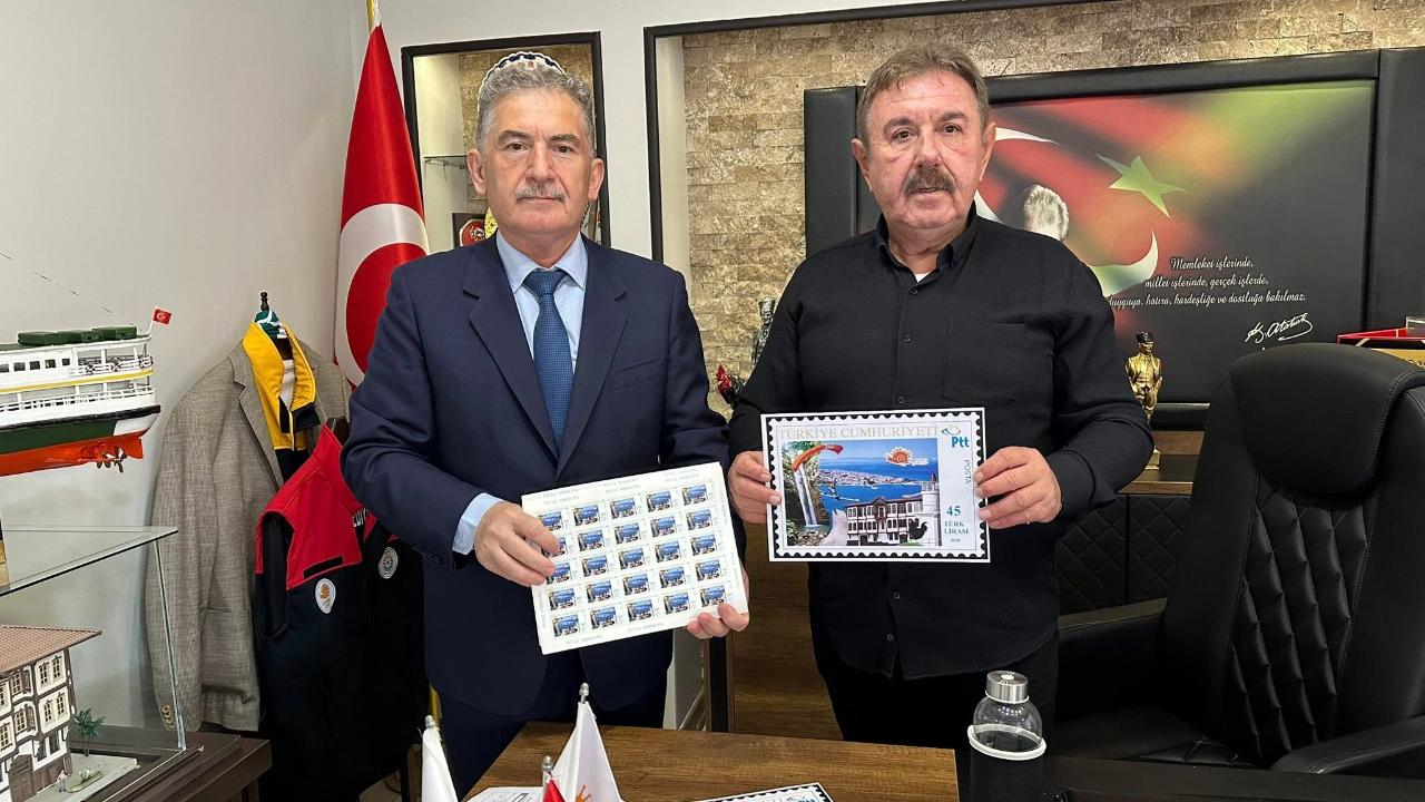 Gerze’nin güzellikleri posta pullarında hayat buldu