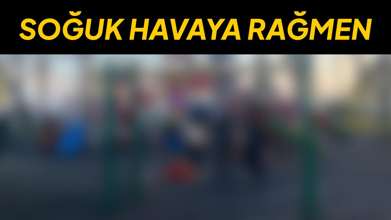 Güneşe aldandılar, soğukla yüzleştiler