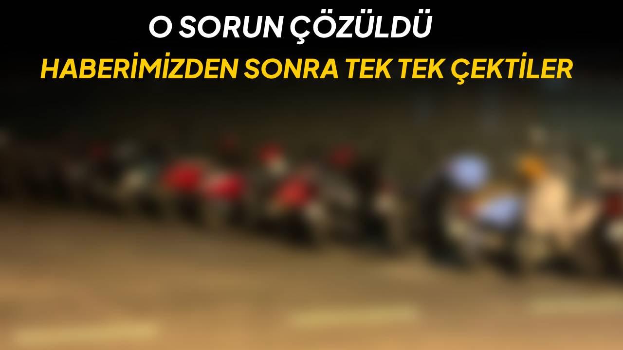 Haberimiz ses getirdi: Motosiklet istilası bitti, yayalar nefes aldı