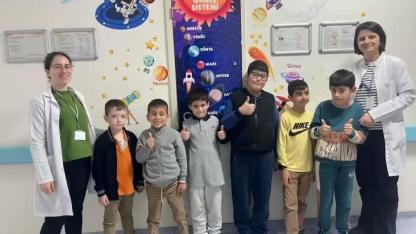 Hastane kütüphanesi çocuklar için yeniden tasarlandı