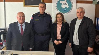 İl Jandarma Komutanı Başaklıgil’den Mübadele Derneği'ne ziyaret