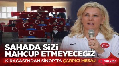 Kadın Millîler Sinop’ta öğrencilerle buluştu