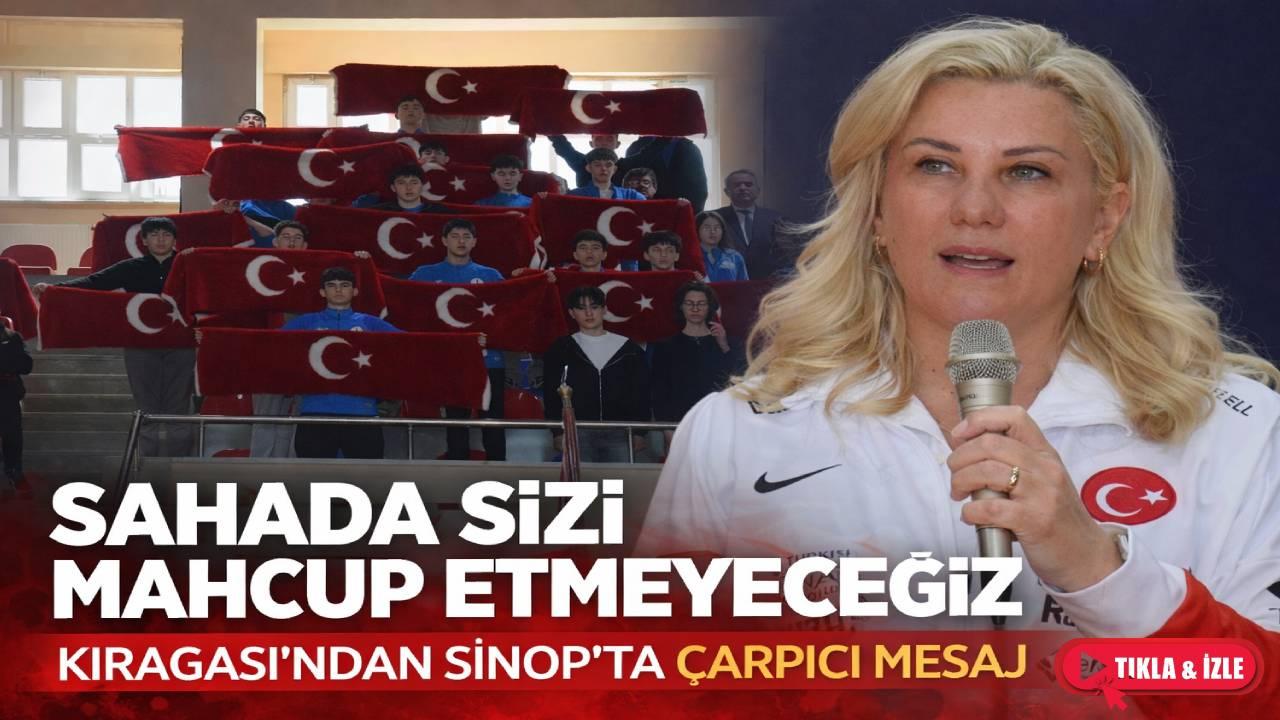 Kadın Millîler Sinop’ta öğrencilerle buluştu