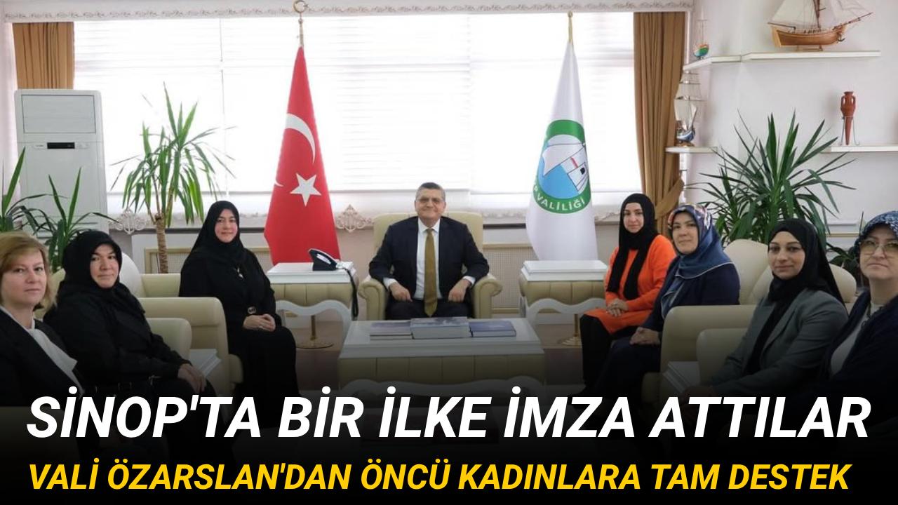 Kadınların gücü Sinop’ta birleşti: İlk ziyaret Valiye