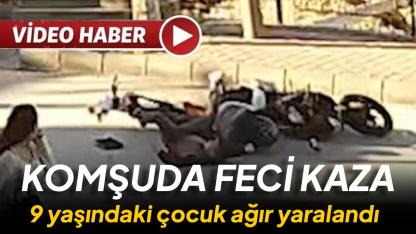 Komşu ilde Scooter faciası: Küçük Ö.K. ağır yaralı