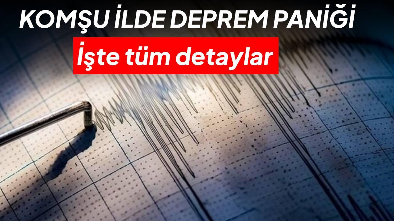 Komşuda korkutan deprem: 4 şiddetinde sallandı