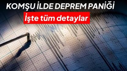 Komşuda korkutan deprem: 4 şiddetinde sallandı