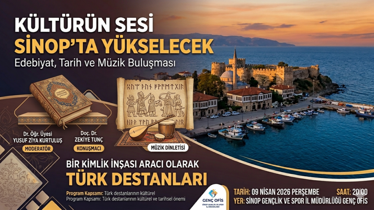 Kültürün sesi Sinop’ta yükselecek