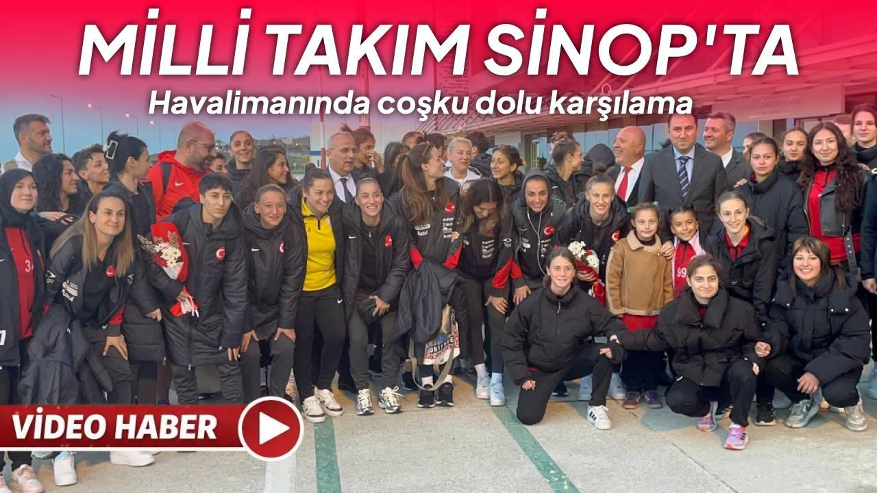 Milliler Sinop’ta çiçeklerle karşılandı: Rakip İsviçre