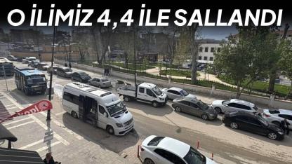 O ilimizde korkutan deprem: 4,4 ile sallandı