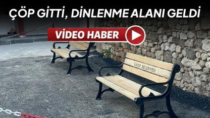 O noktada modern dokunuş: Konteynır kaldırıldı, banklar yerleştirildi