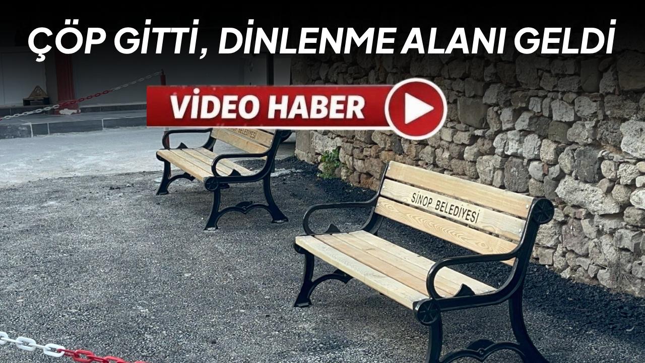 O noktada modern dokunuş: Konteynır kaldırıldı, banklar yerleştirildi